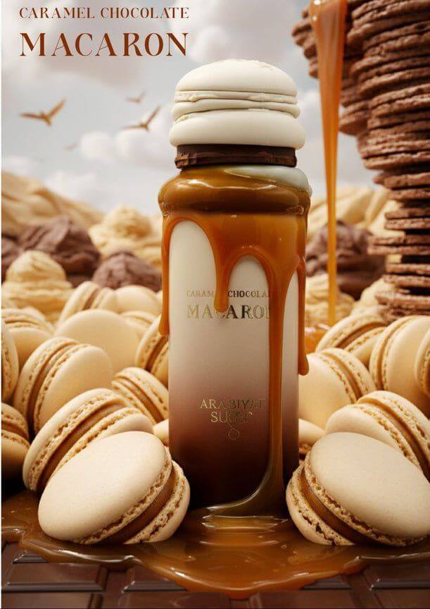 Caramel Chocolate Macaron Arabiyat Sugar