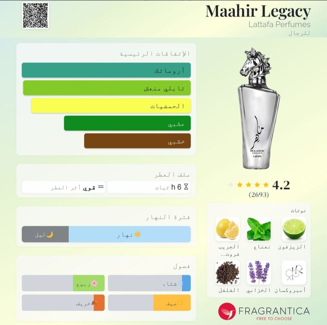 Maahir Legacy Lattafa Perfumes