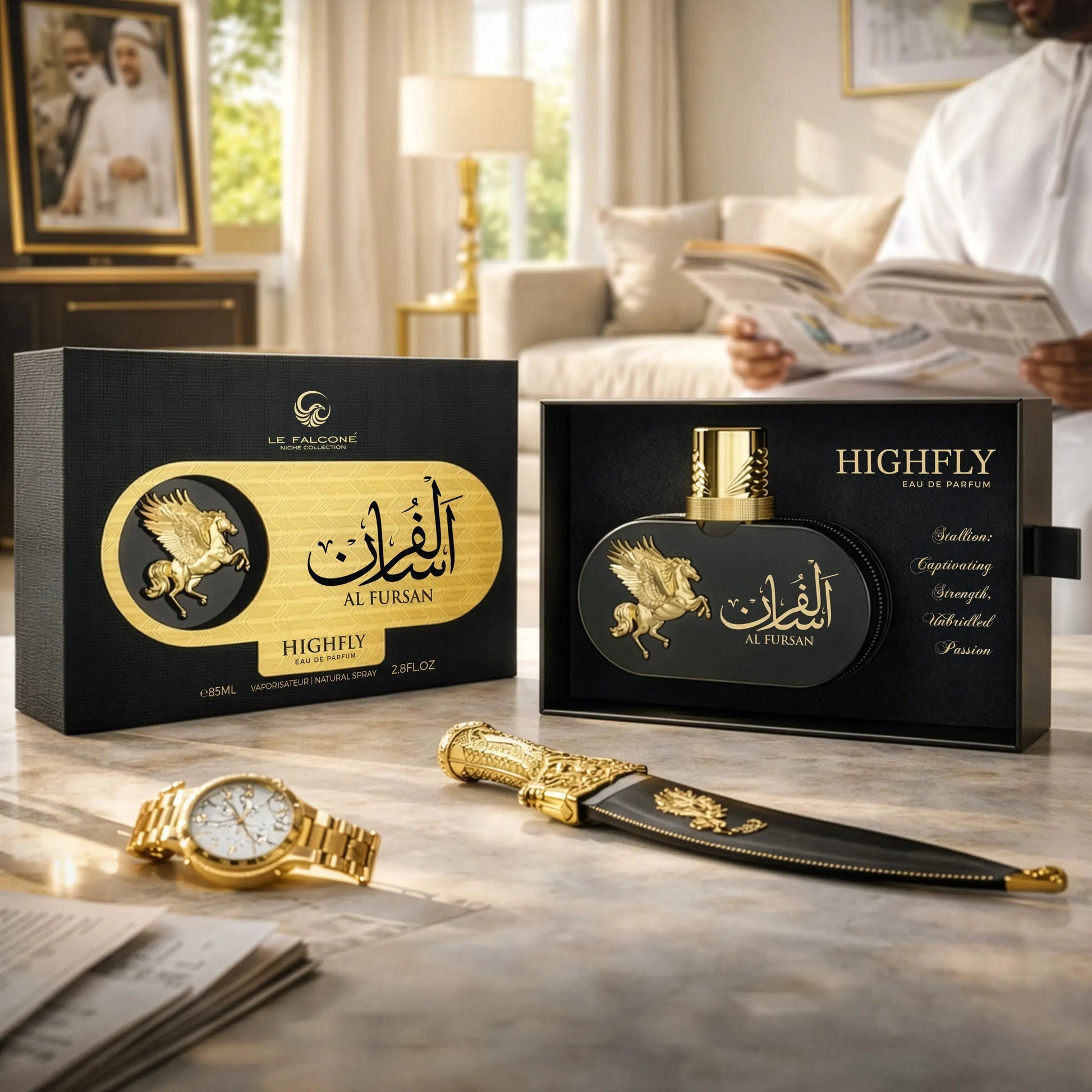 Al Fursan Equestrian High Fly Luxury 85ML Eau De Parfum Le Falconé
