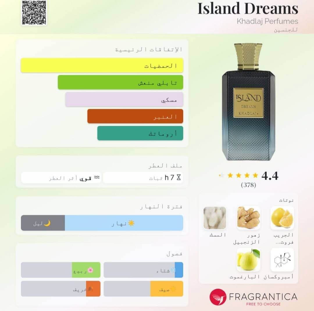 Island Dreams Khadlaj Perfumes