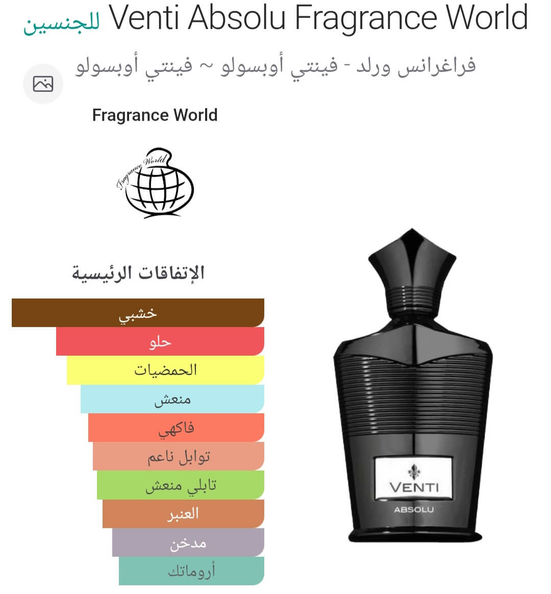 Venti Absolu Fragrance World
