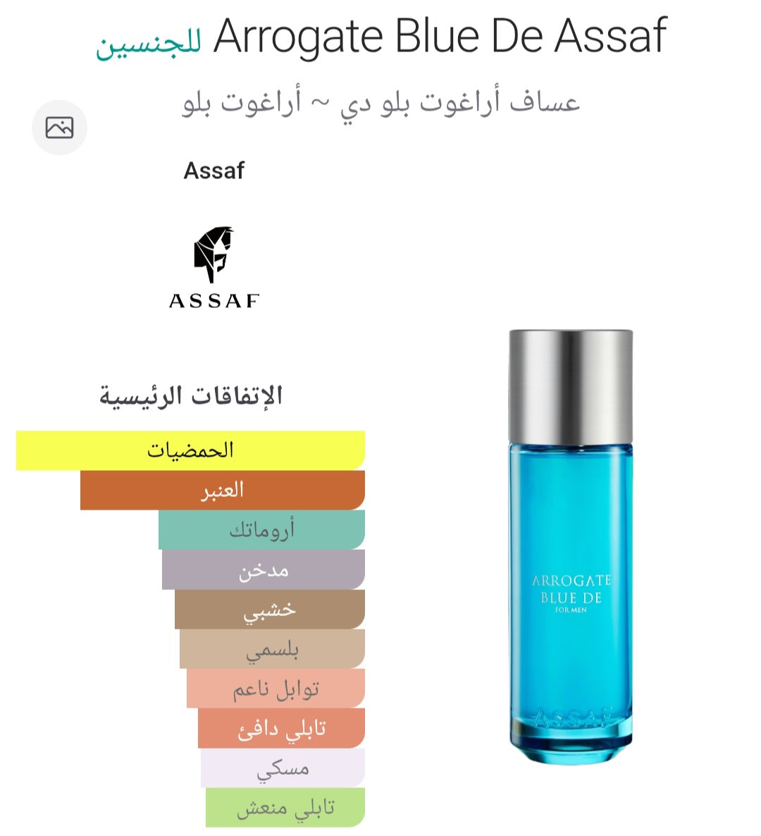 Arrogate Blue De Assaf