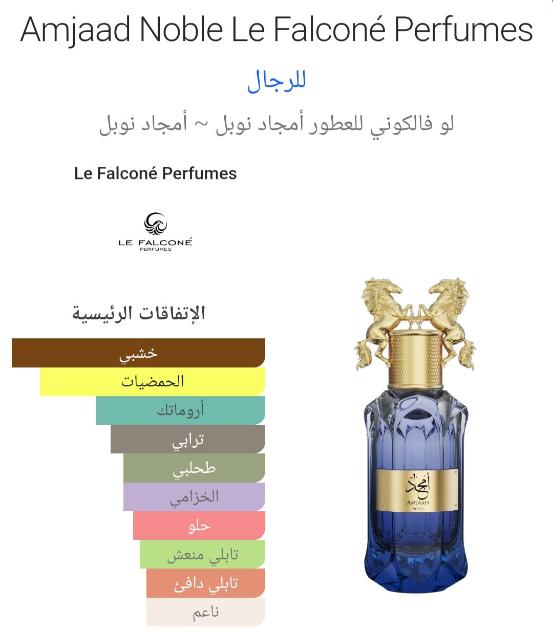 Amjaad Noble Le Falconé Perfumes