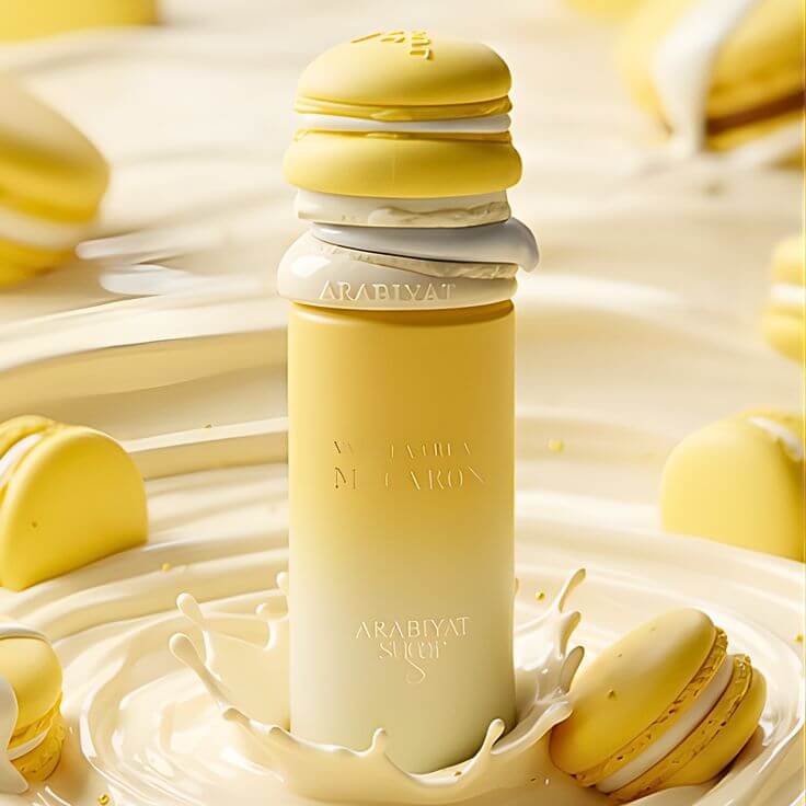 Vanilla Cream Macaron Arabiyat Sugar