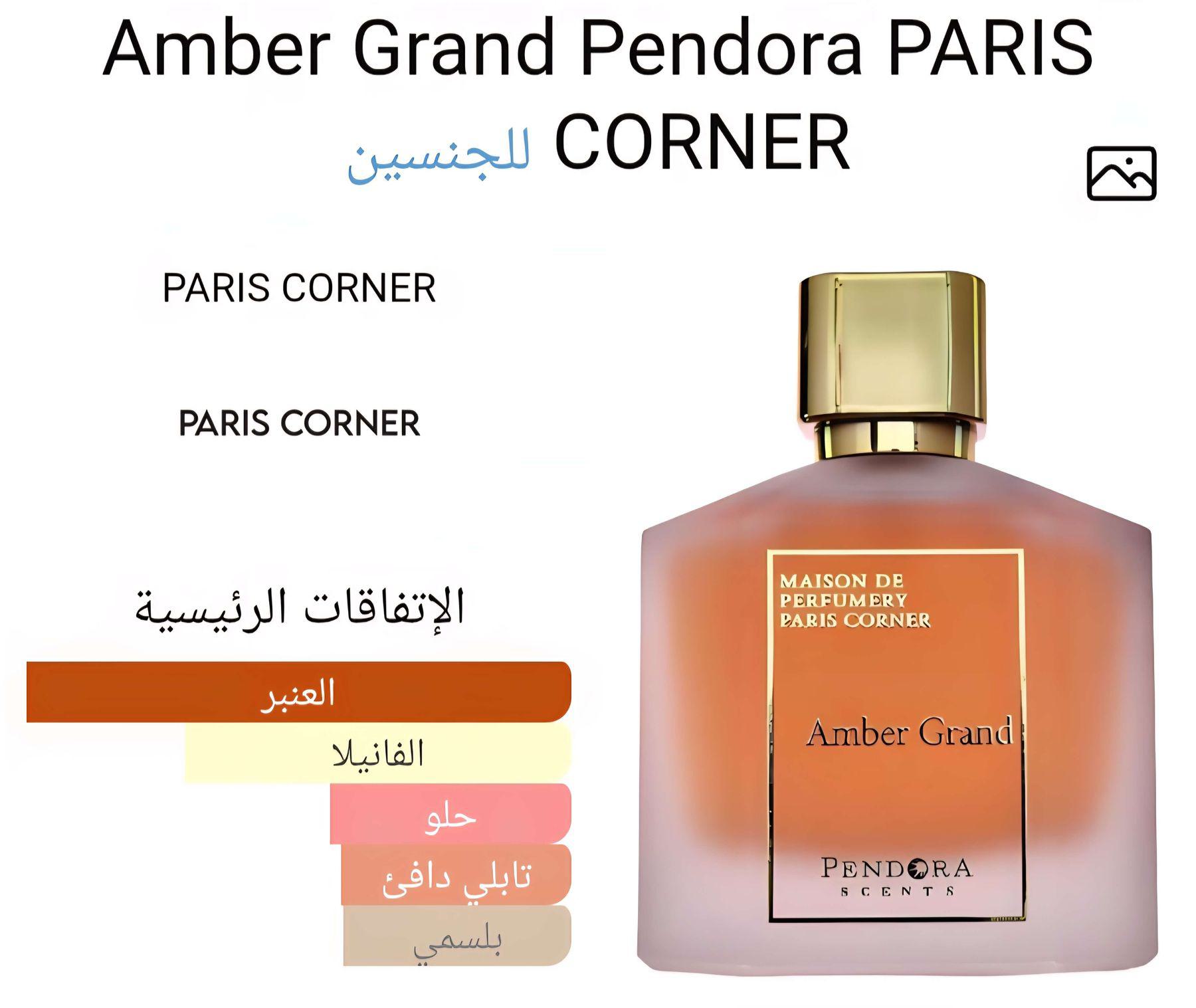 Amber Grand Pendora Scents