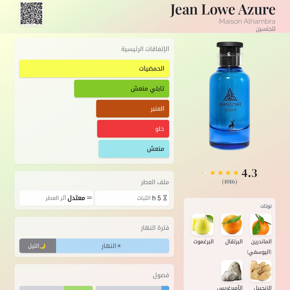 Jean Lowe Azure Maison Alhambra