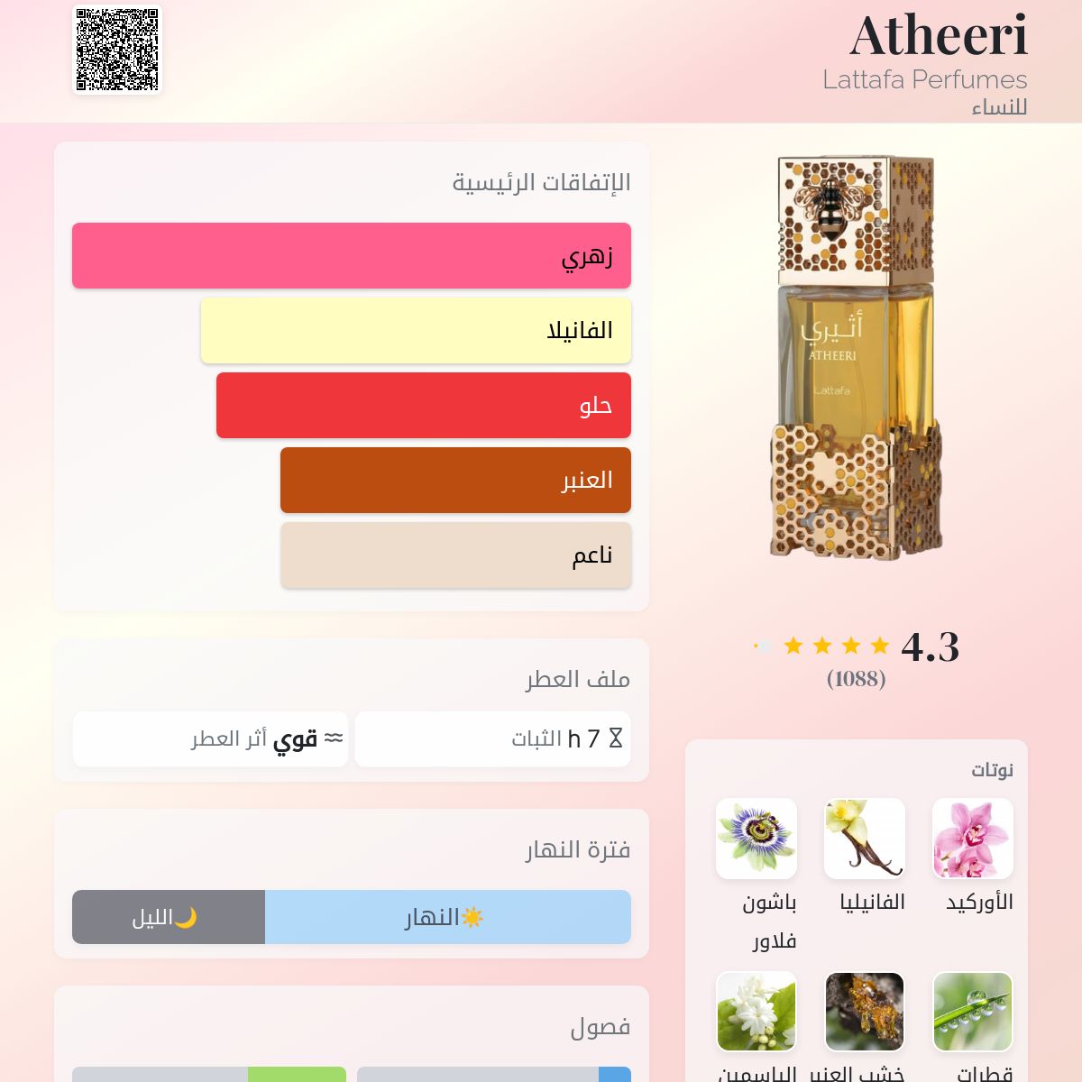 Atheeri Lattafa Perfumes