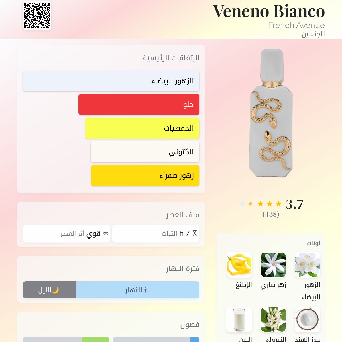 Veneno Bianco French Avenue