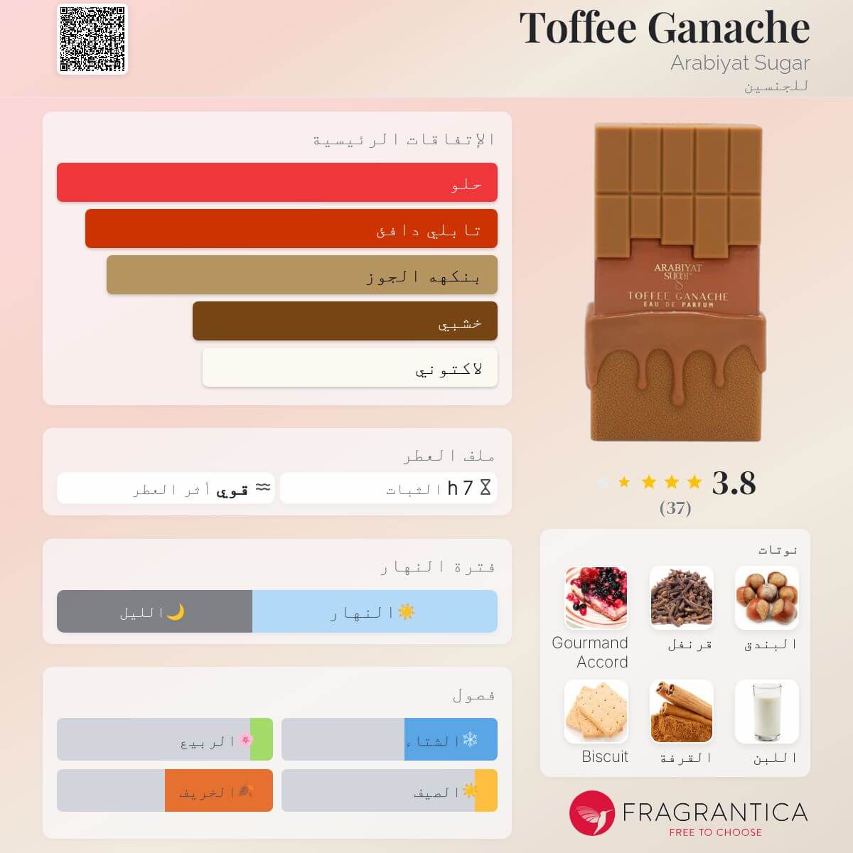 Toffee Ganache Arabiyat Sugar