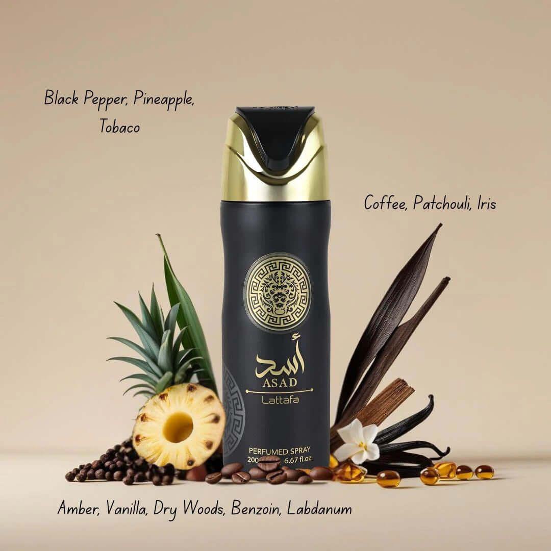 Asad Deodorant Spray 200ML By Lattafa