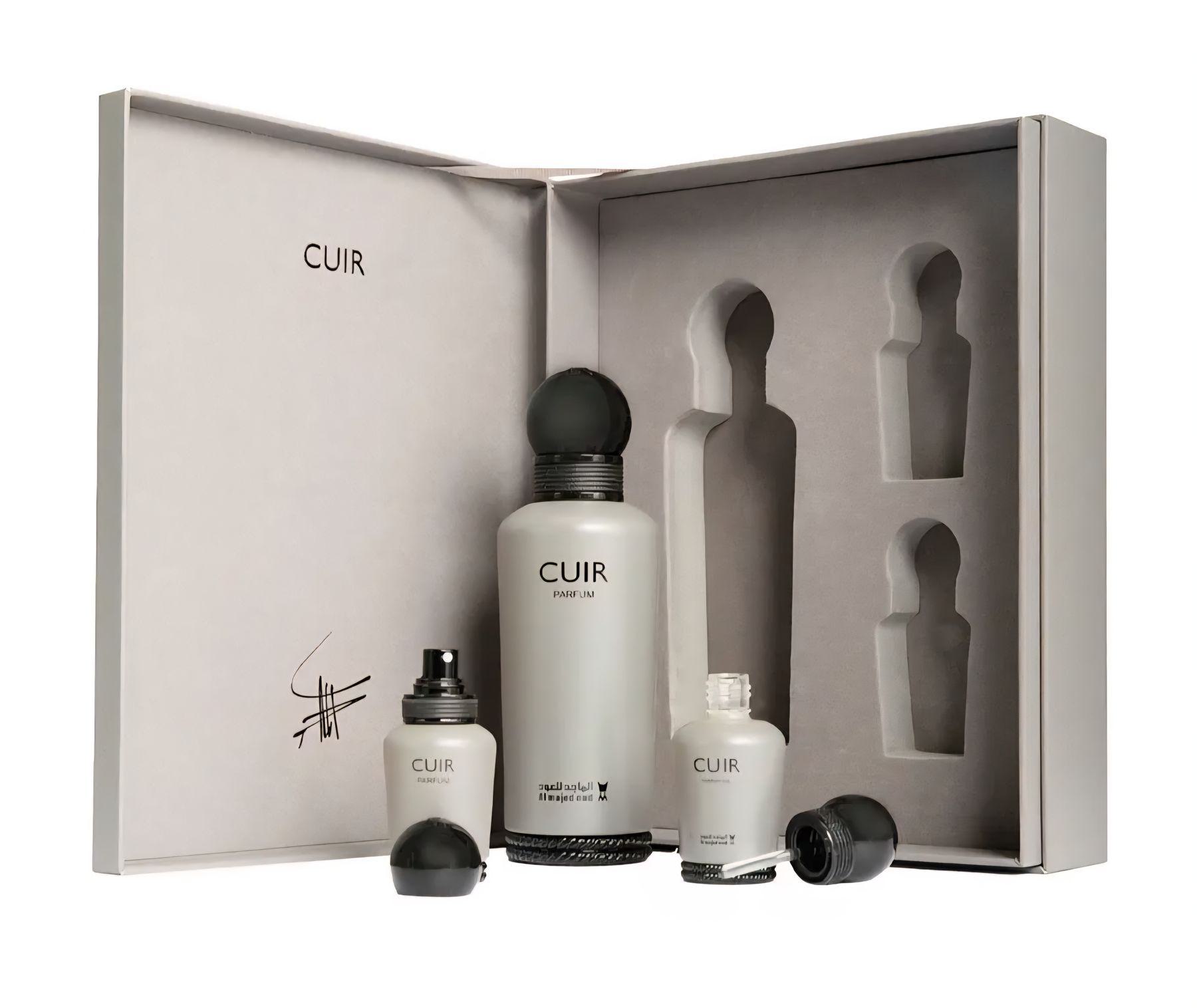 Cuir Perfume Gift Box 150ml + 15ml Oil + 15ml Perfume