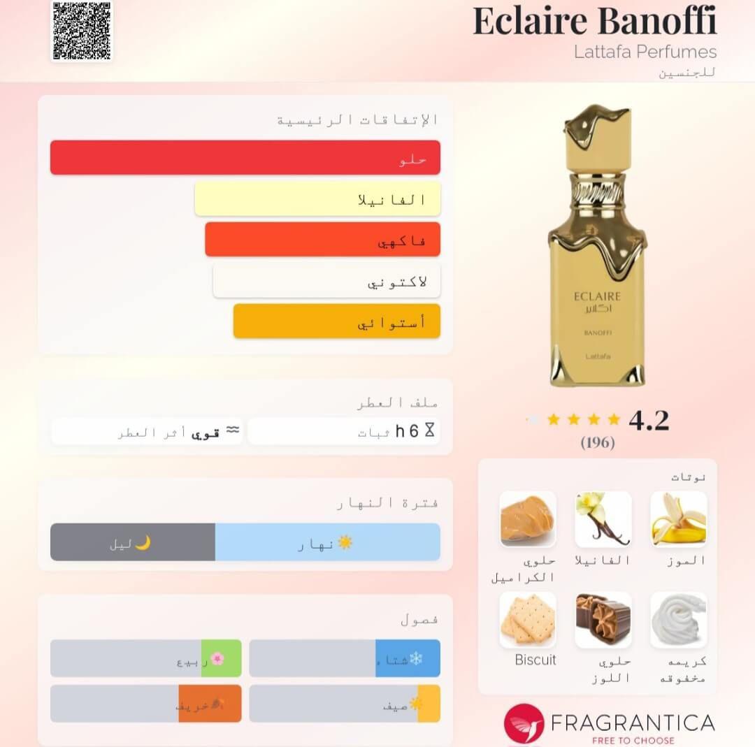 Eclaire Banoffi Lattafa Perfumes