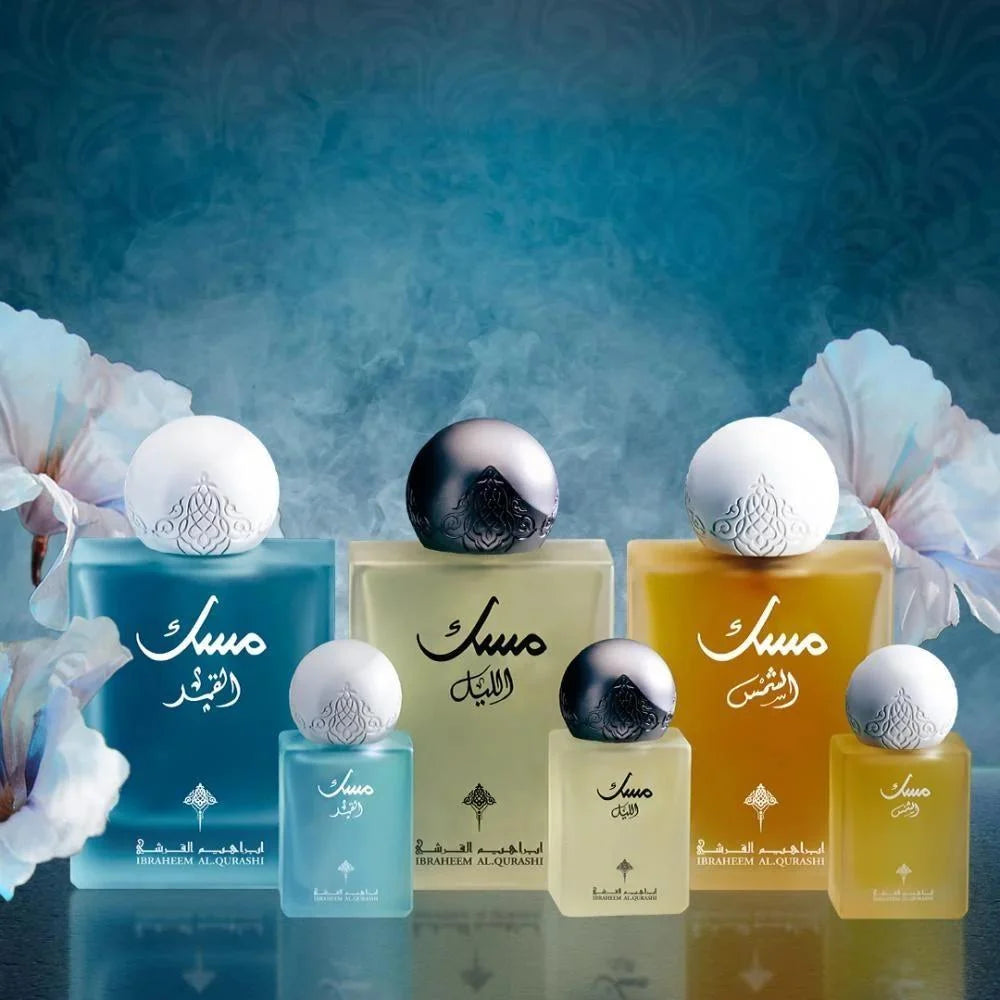 Ibraq Musk Collection ( Sun, Night and Moon + Box of 3 Mini Perfumes )